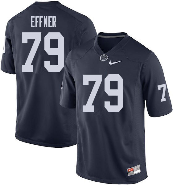 NCAA Nike Men's Penn State Nittany Lions Bryce Effner #79 College Football Authentic Navy Stitched Jersey FAZ0898IE